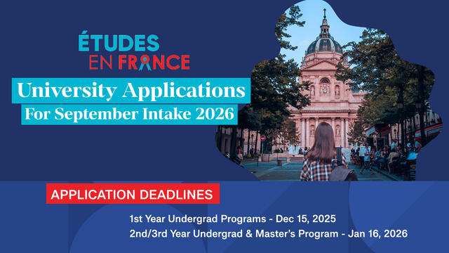 Etudes en France application 2026